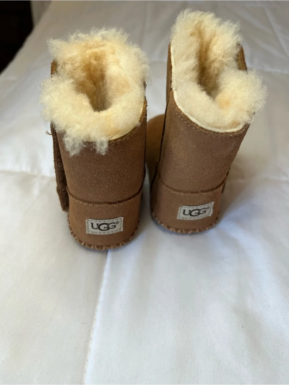 UGG Toddler Chestnut Brown Shearling-Lined Boots